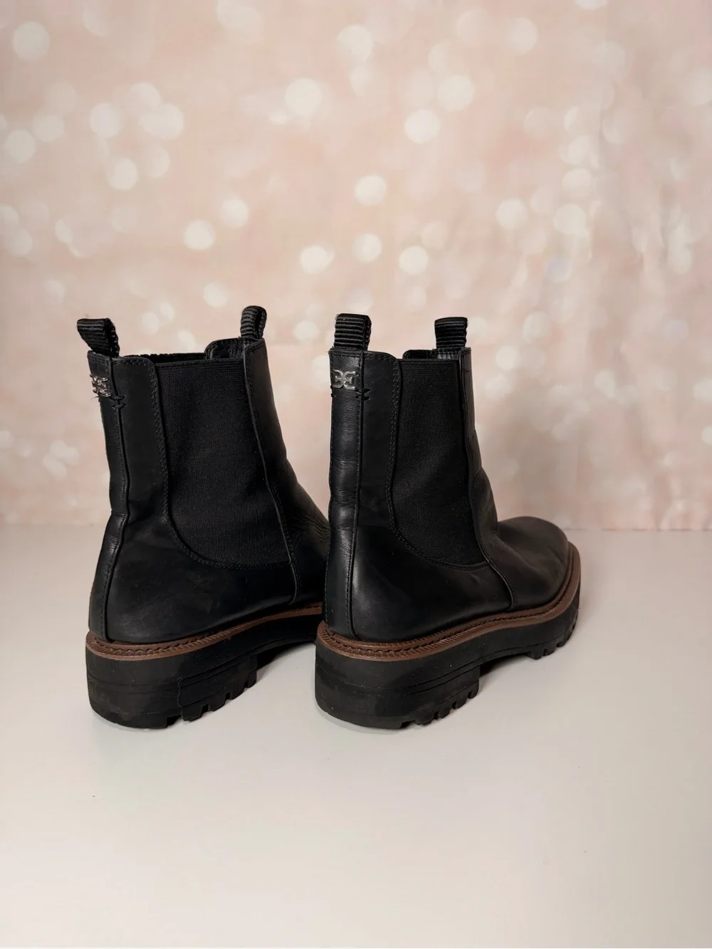 SAM EDELMAN Classic Black Chelsea Boots LAGUNA